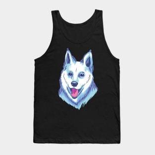 White German Shepherd Unisex T-Shirt , Shepherd Mom Shirt , Shepherd Dad Shirt Tee and Top #9094 Tank Top